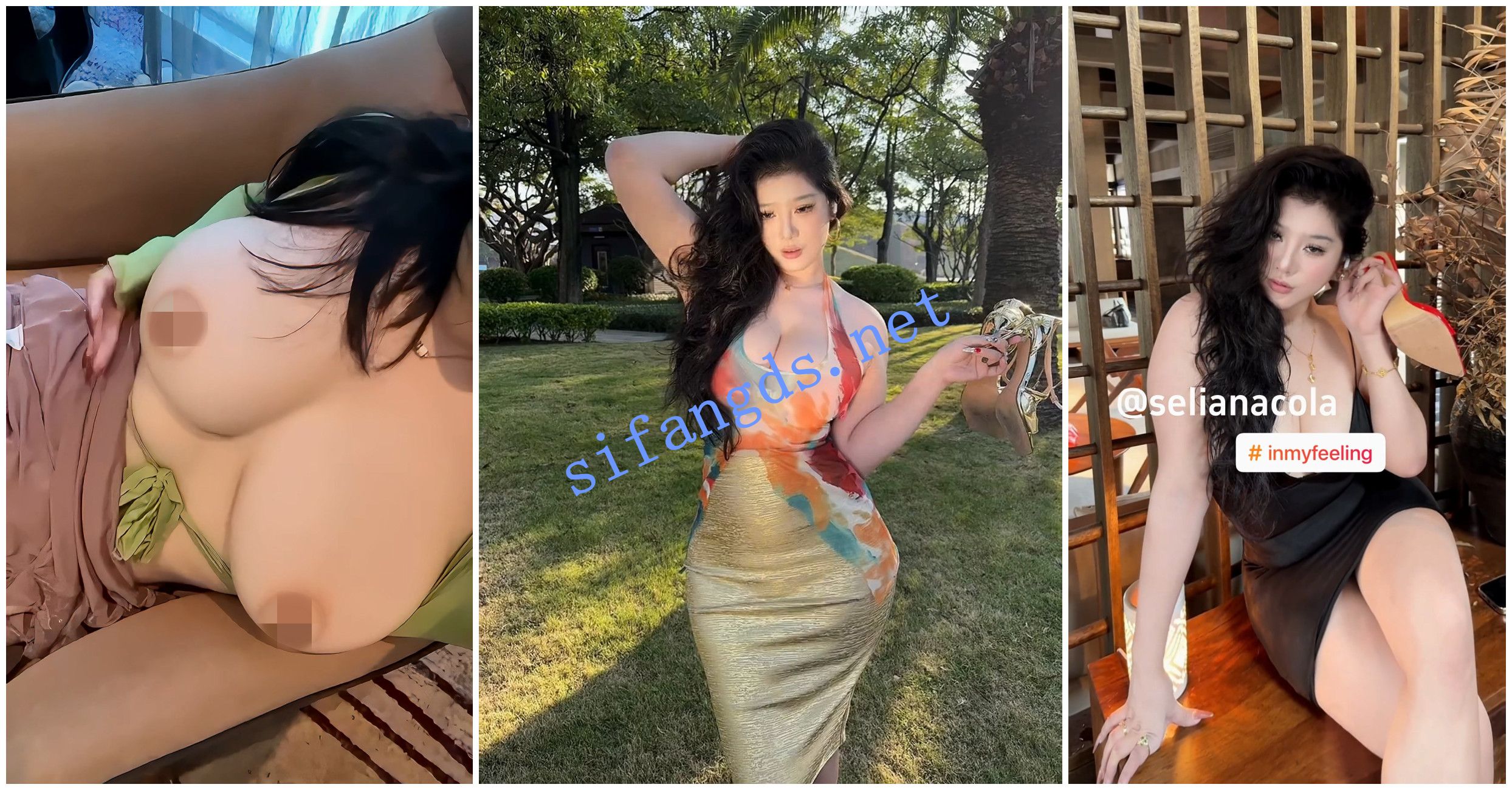 【抖音福利】网红脸大奶御姐【selianacola】大奶展示 预览图 3