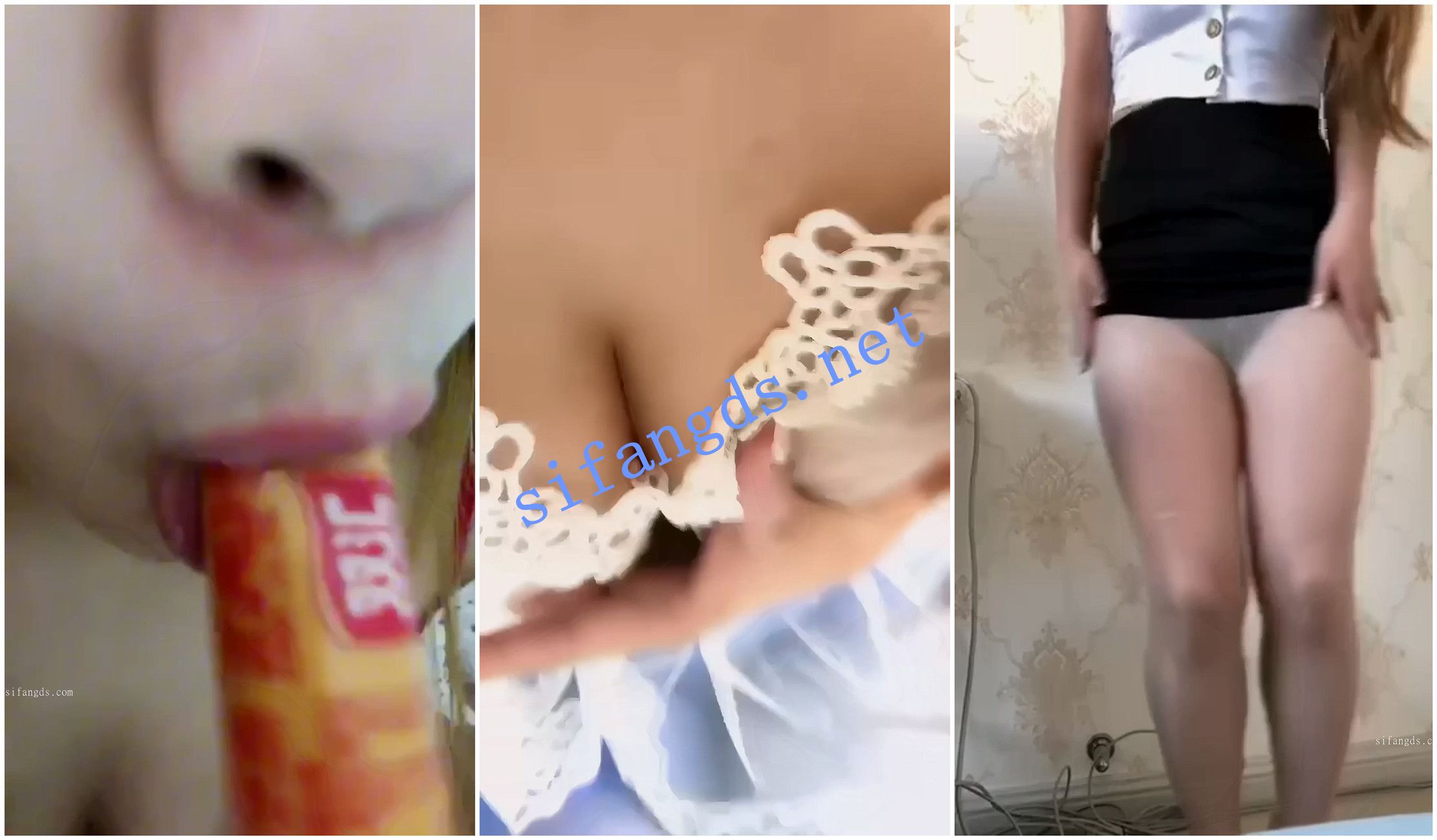 【快手福利】【小妖精朵朵/辛辣酱酱】自慰白浆丝足诱惑 预览图 3