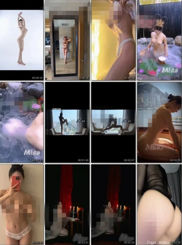 推特人气女神，【教瑜伽的喵老师】在地标大裤衩前，五星级酒店窗前，高难度一字马【1.04G3v+196p】