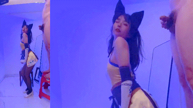 ⚫️青春无敌，人气极品嫩妹舞啪福利姬【贝璃珞】最新露脸作品2部，一边跳舞一边被猥亵口交啪啪(2V) 预览图 1