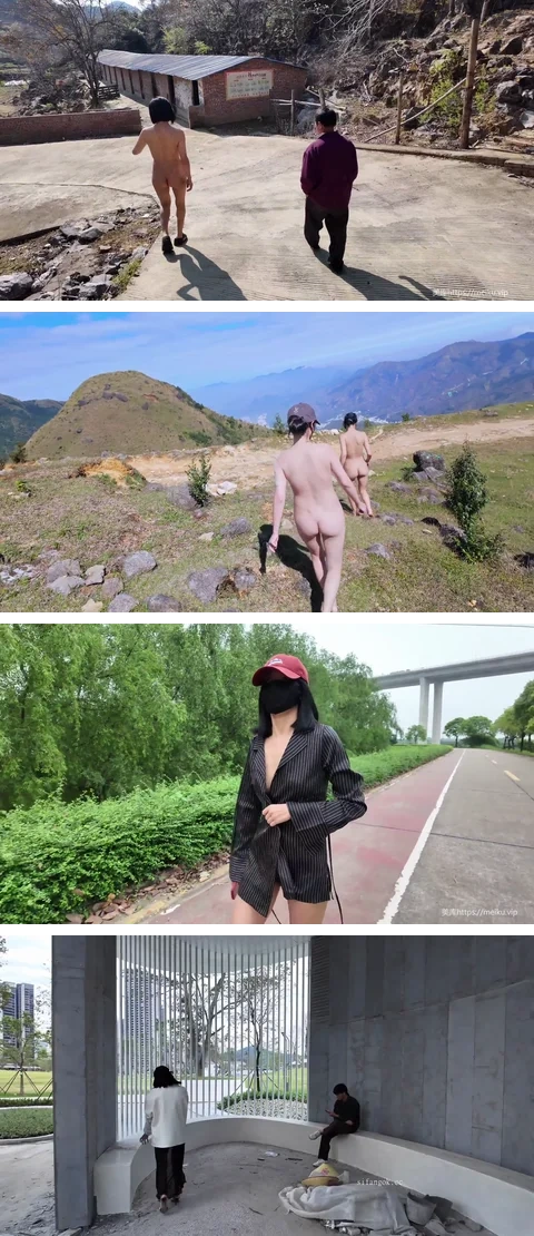 cikaimoon – 露出神人 送逼下乡 大胆露出调戏大爷 颜料画成假衣服 街边露出截至1月最新大合集【213V132G】 预览图 33