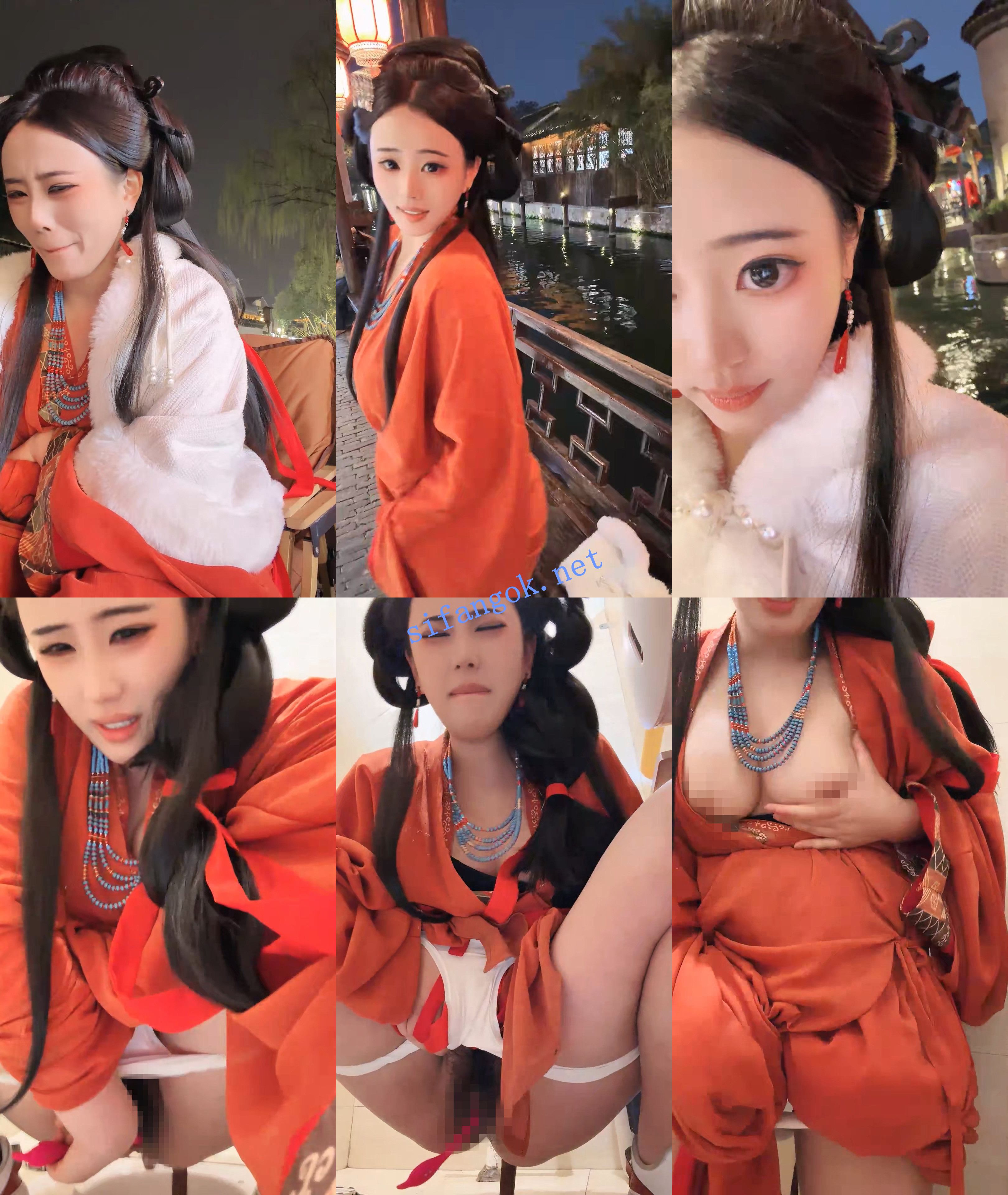 ♆♆【小鱼糕冷】古城汉服户外跳蛋~空姐制服~球场无套狂操 预览图 1