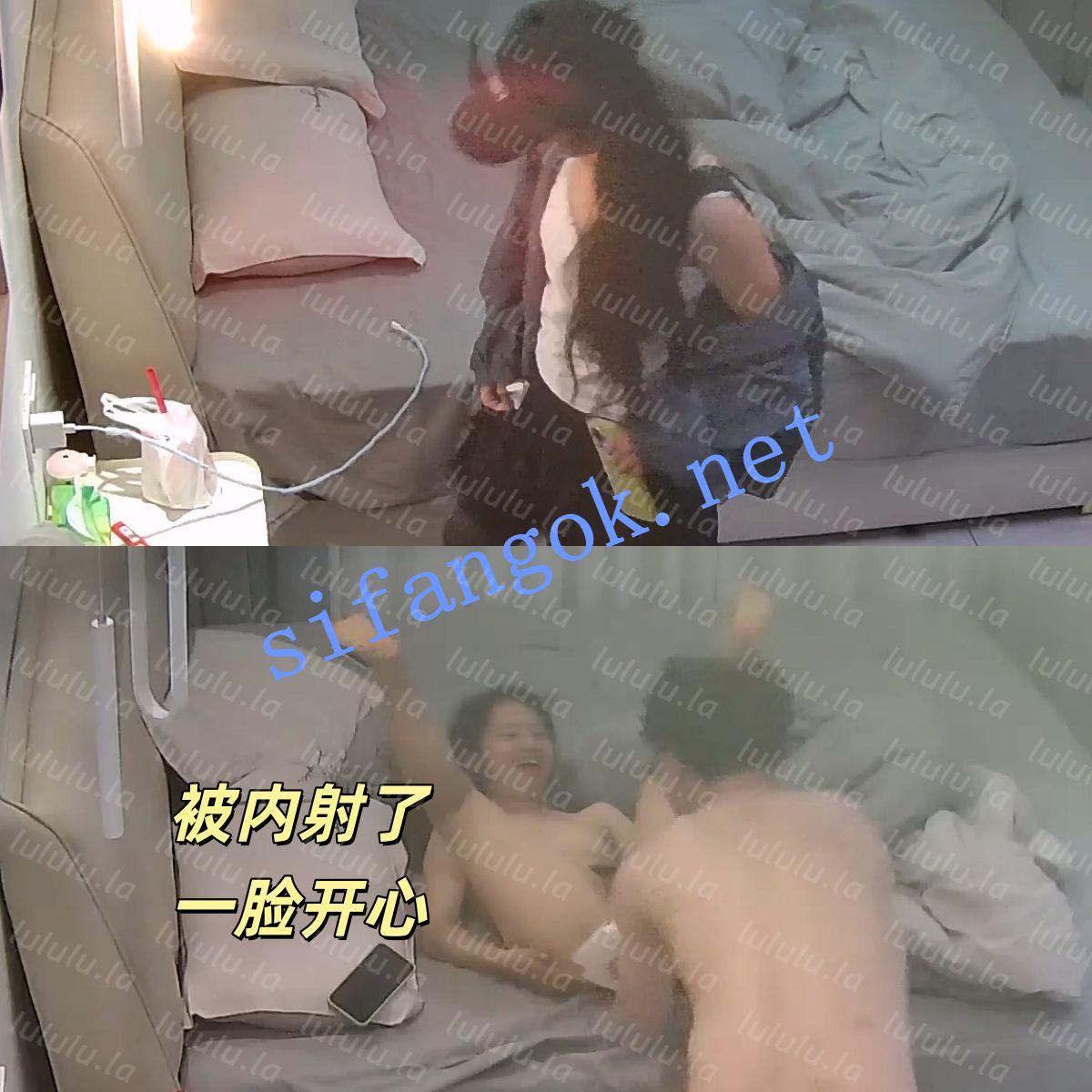 ⭐酒店偷拍:鸭舌帽牛仔裤里面穿个透明内裤的潮女被内射 预览图 1