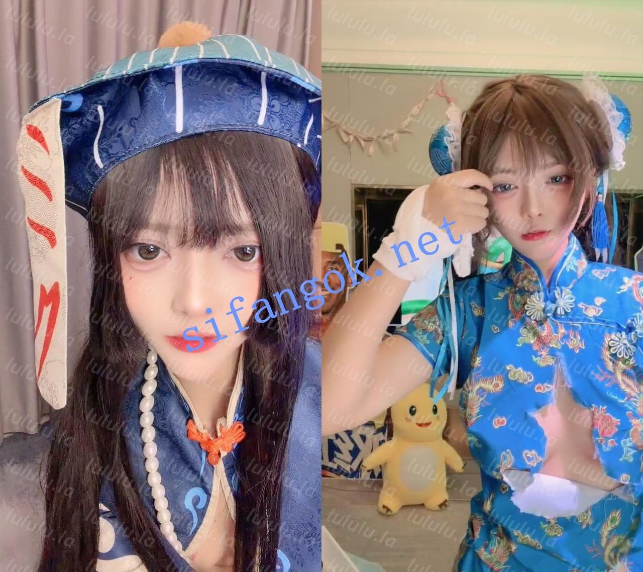 主播！！【【张晚萌】】Cosplay角色扮演，春丽，僵尸，军阀